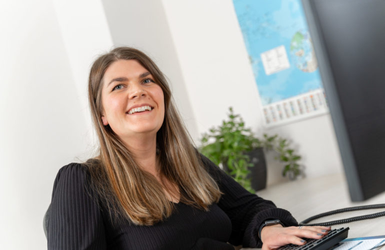 Ashleigh in Office